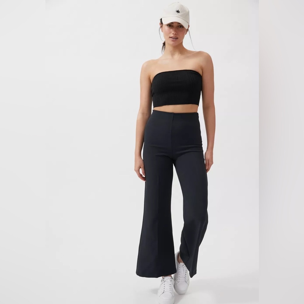 NWT Urban Outfitters Black Crop Tube Top Sz S
